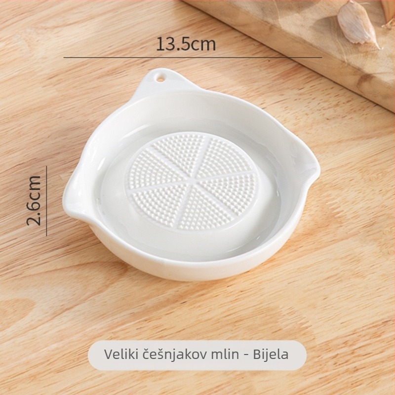 Keramički mljevenik za češnjak i đumbir, moderan minimalistički dizajn, marka Bole qianli, mogućnost otiska logotipa
