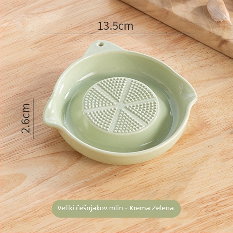 Keramički mljevenik za češnjak i đumbir, moderan minimalistički dizajn, marka Bole qianli, mogućnost otiska logotipa