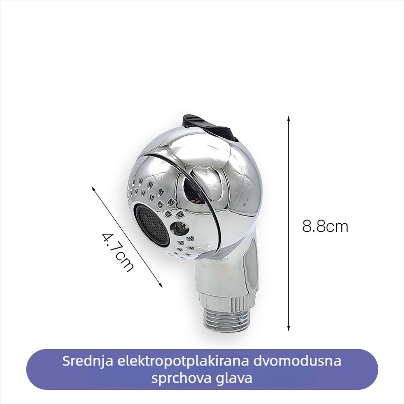 Comey prenosna tuš glava za šampon u salonu - ručna, ušteda vode, ABS, okrugli oblik