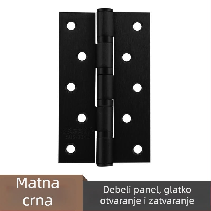 Šarke za vrata od nehrđajućeg čelika — plosnati model; materijal: nehrđajući čelik; završna obrada: polirana; marka: Rongshengxing