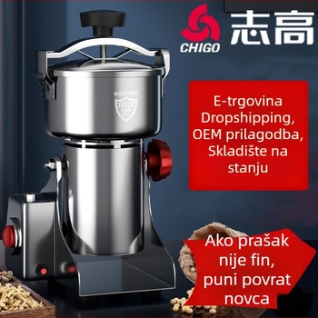 Barley kućni pulverizator – fino mlješenje uz drobljenje; pogodan za kavu, činske biljne materijale i žitarice