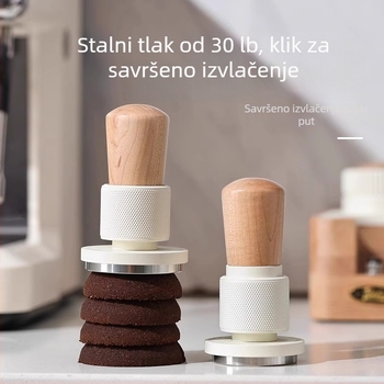 Tamper za kavu Bincoo, materijal: 304 nehrđajući čelik + tvrdi javor + aluminijska legura, moderni minimalistički stil, jednostavan stil