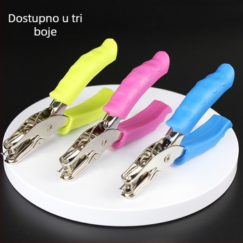 Ručni perforator za papir s gumiranim držačem — model 3012, marka Yishen, ručna perforacija, 1 rupa, debljina perforacije: 2