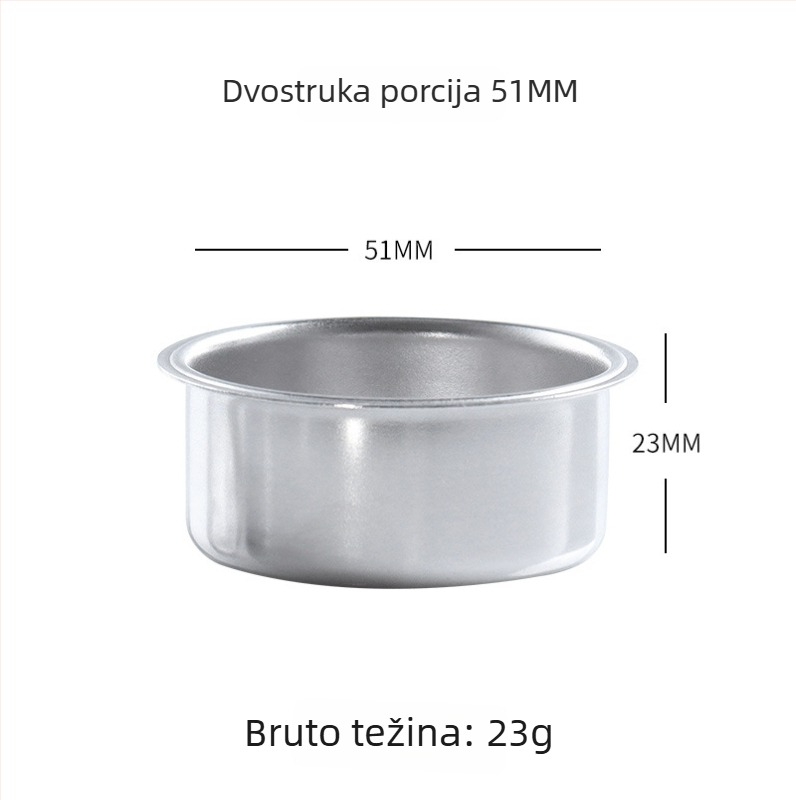 KLAM Filter Šalice za Poluautomatski Aparat za Kavu — Set Kave, Lansiran 2020, Prilagodljiv, Moguć Ispis Logotipa