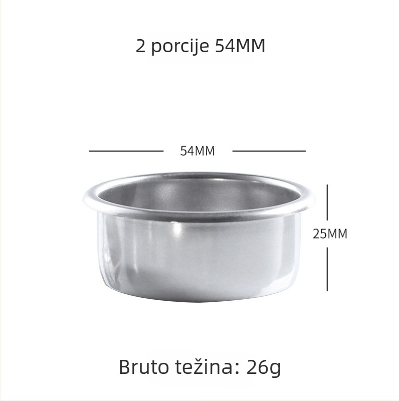 KLAM Filter Šalice za Poluautomatski Aparat za Kavu — Set Kave, Lansiran 2020, Prilagodljiv, Moguć Ispis Logotipa