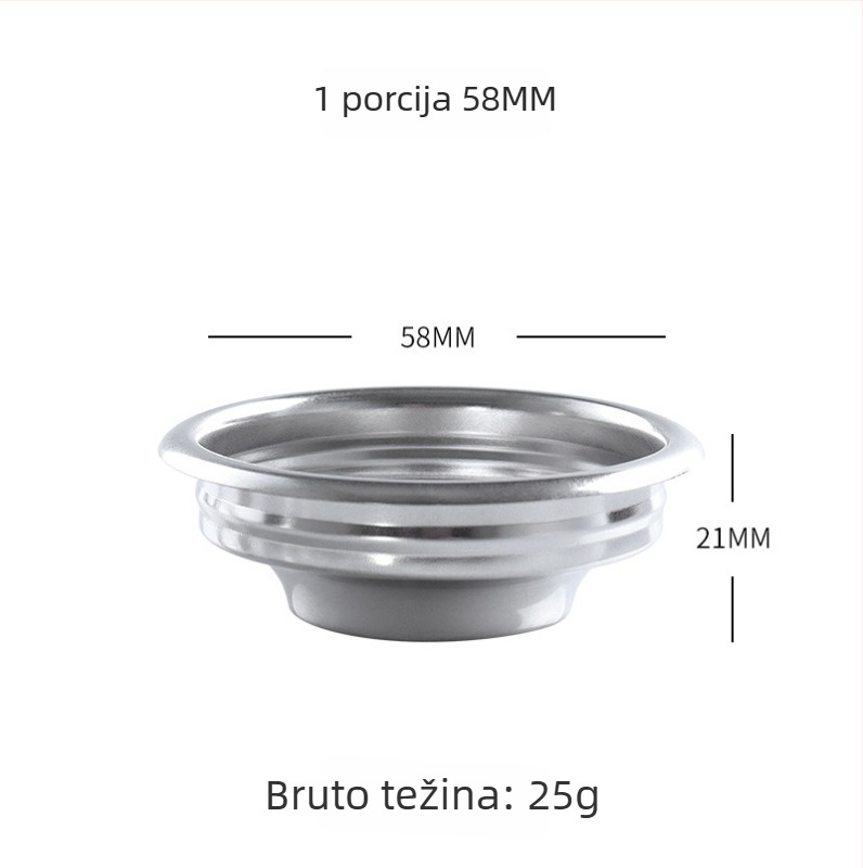 KLAM Filter Šalice za Poluautomatski Aparat za Kavu — Set Kave, Lansiran 2020, Prilagodljiv, Moguć Ispis Logotipa