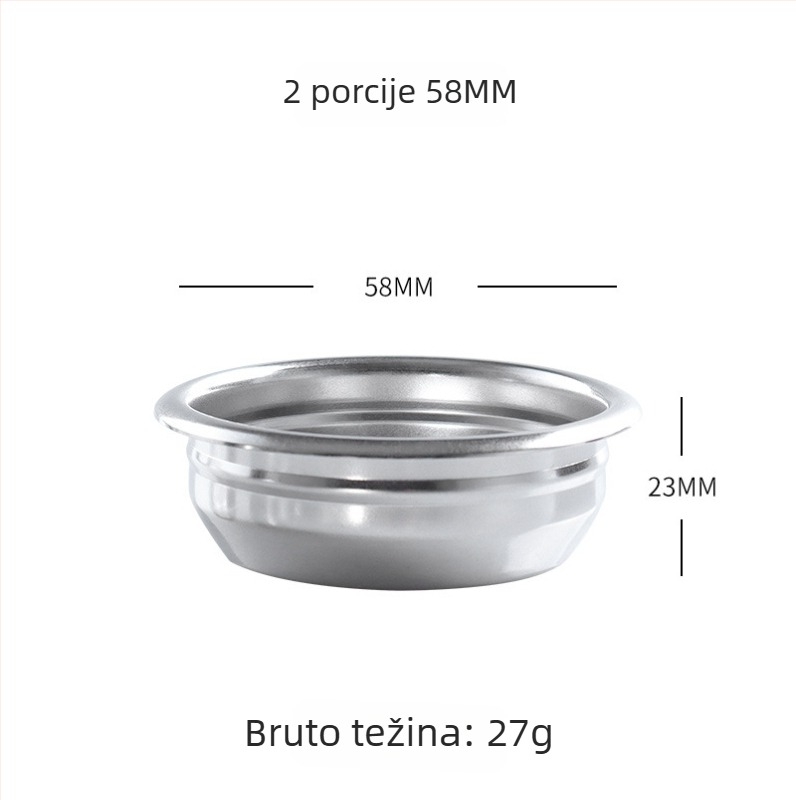 KLAM Filter Šalice za Poluautomatski Aparat za Kavu — Set Kave, Lansiran 2020, Prilagodljiv, Moguć Ispis Logotipa