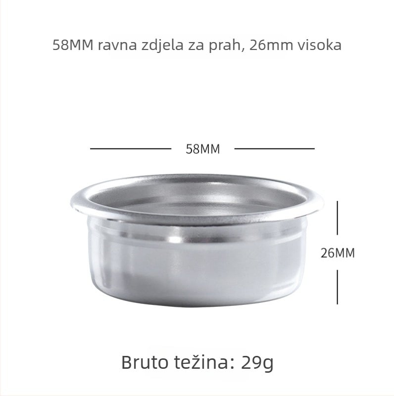 KLAM Filter Šalice za Poluautomatski Aparat za Kavu — Set Kave, Lansiran 2020, Prilagodljiv, Moguć Ispis Logotipa