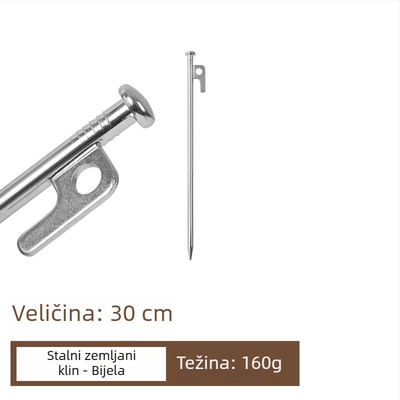 Željezni kolci za šator Hikemount — licencirana privatna etiketa