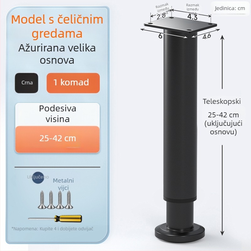 Skretnu okvir podrške za nogu stola s 90° automatskim zaključavanjem, željezna konstrukcija, model Folding support frame-q3fr, moderan stil