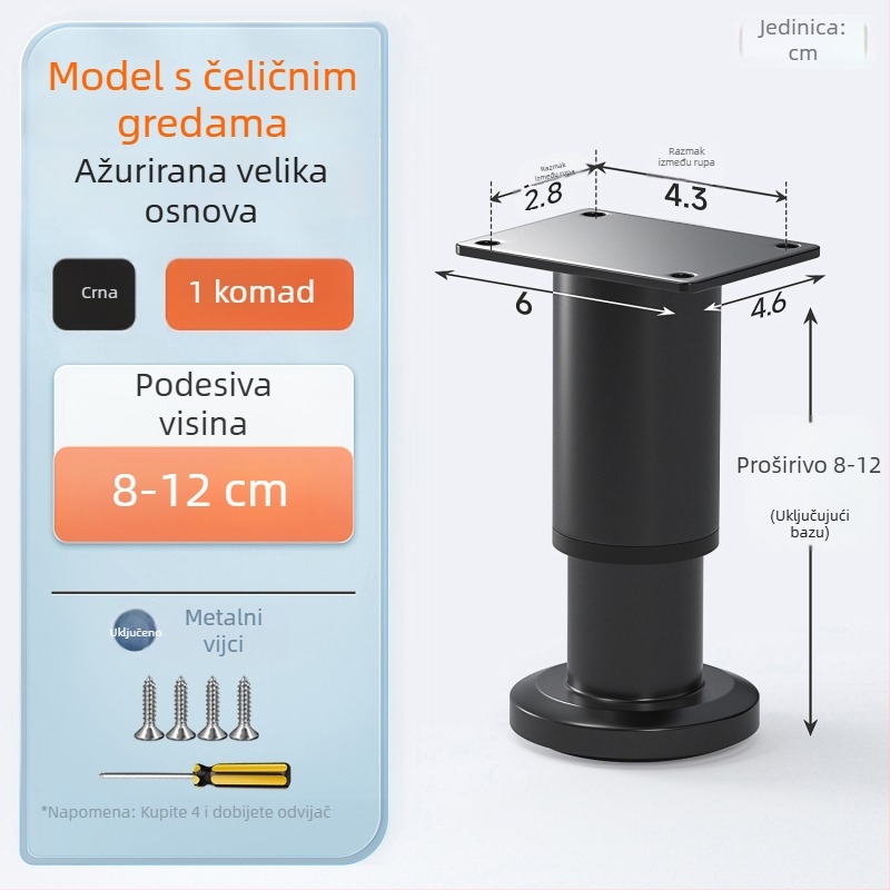 Skretnu okvir podrške za nogu stola s 90° automatskim zaključavanjem, željezna konstrukcija, model Folding support frame-q3fr, moderan stil