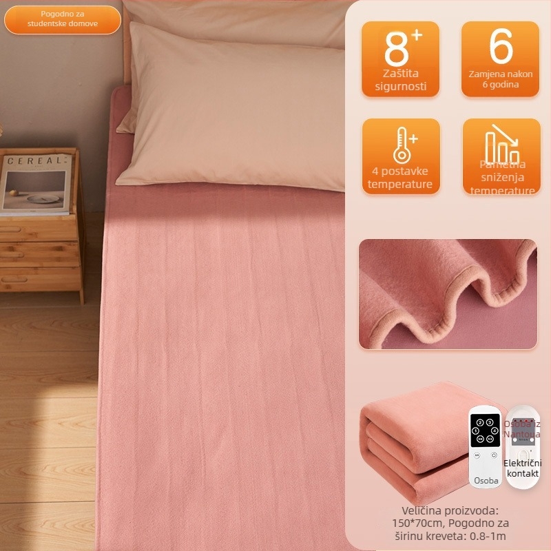 Antarctic električna deka, nordijski stil, netkani materijal, AC napajanje, težina 1500 g