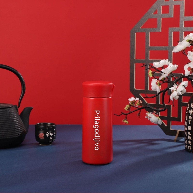 Termos čaša od nehrđajućeg čelika 316, unutarnji 316, vanjski 304, izolacija 6–12 sati, plastični navojni poklopac