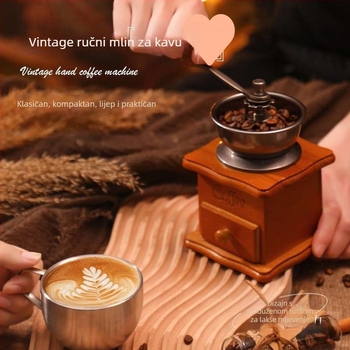 Ručni mlinac za kavu i ručni aparat za kavu – sve-u-jednom, prijenosni kućni set (ručni, ručno pokretni, sve-u-jednom, prijenosno)