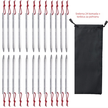 Trokutasti zemni kolci za šatore, set 8/10/12/24 komada, porijeklo Zhejiang, dodaci za šatore