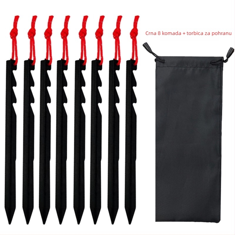 Trokutasti zemni kolci za šatore, set 8/10/12/24 komada, porijeklo Zhejiang, dodaci za šatore