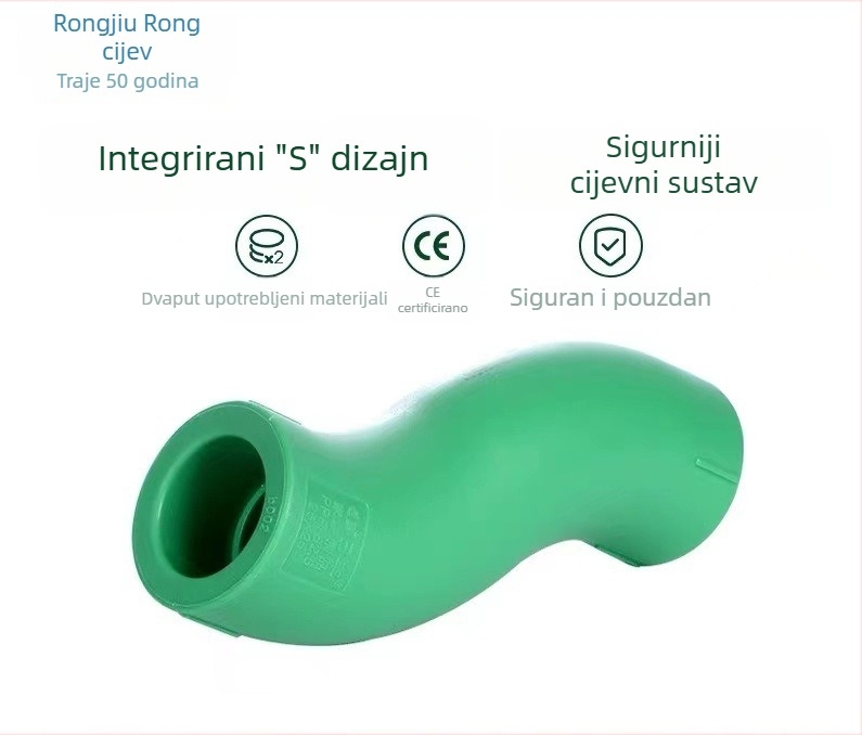 PPR cijevni spojni elementi – koljeno i T spoj, promjer 20 mm, debljina zida 10 mm, najnaprednija klasa