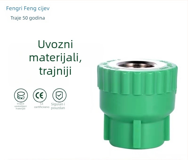 PPR cijevni spojni elementi – koljeno i T spoj, promjer 20 mm, debljina zida 10 mm, najnaprednija klasa