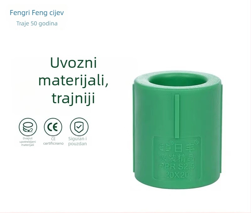 PPR cijevni spojni elementi – koljeno i T spoj, promjer 20 mm, debljina zida 10 mm, najnaprednija klasa