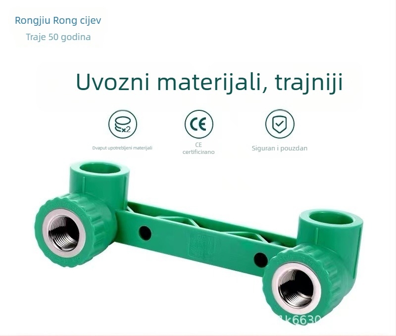 PPR cijevni spojni elementi – koljeno i T spoj, promjer 20 mm, debljina zida 10 mm, najnaprednija klasa