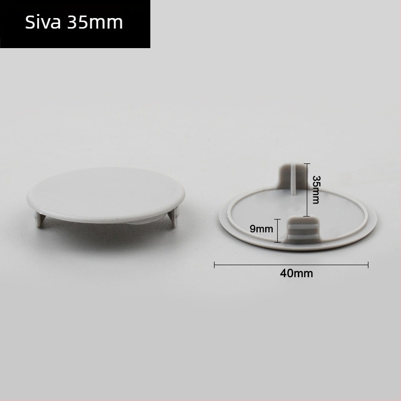 Plastični čep za šarnir rupu - model 55, za ormar, moderni minimalistički stil
