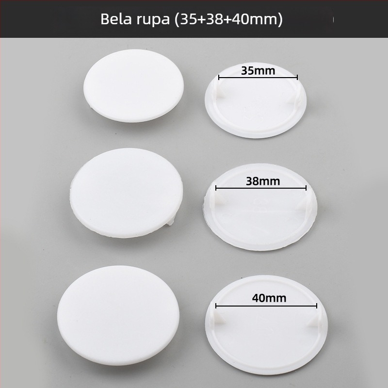 Plastični čep za šarnir rupu - model 55, za ormar, moderni minimalistički stil