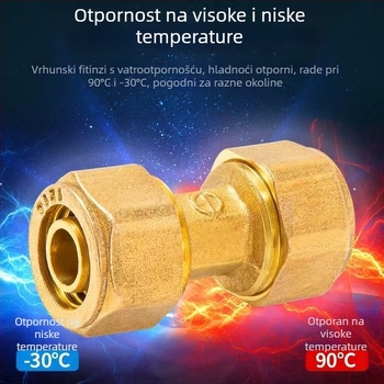 Aluminijsko-plastični spoj za cijevi, Ke meijie; materijal: aluminij-plastični; kategorija: Drugo