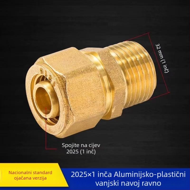 Aluminijsko-plastični spoj za cijevi, Ke meijie; materijal: aluminij-plastični; kategorija: Drugo
