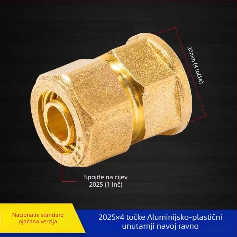 Aluminijsko-plastični spoj za cijevi, Ke meijie; materijal: aluminij-plastični; kategorija: Drugo