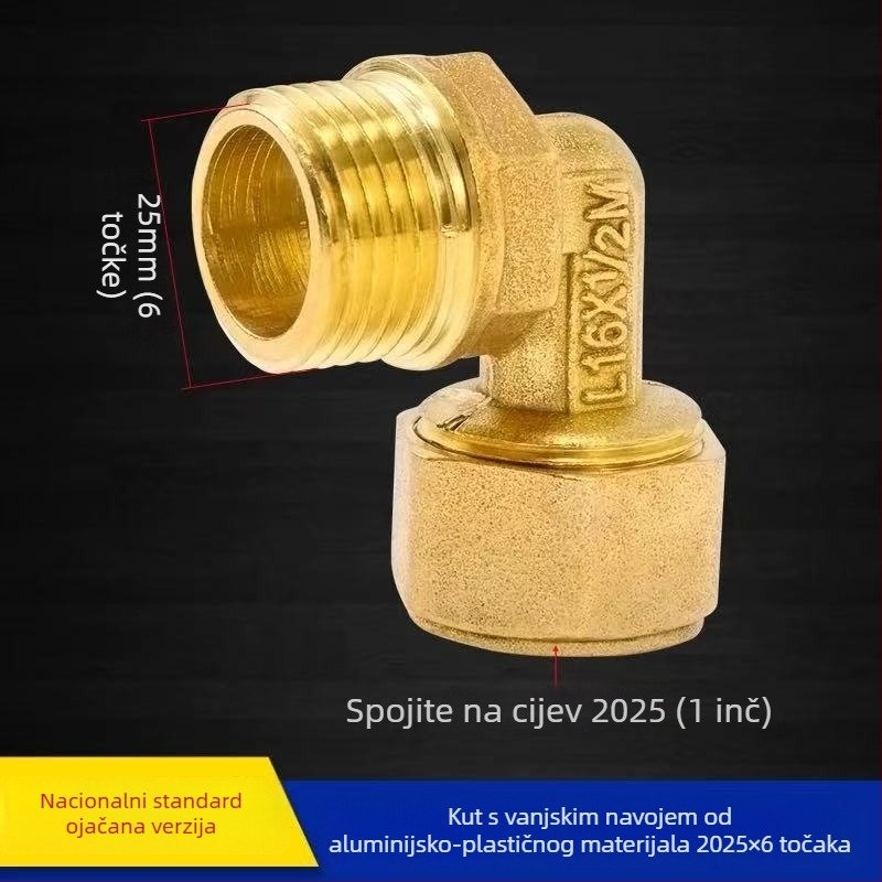 Aluminijsko-plastični spoj za cijevi, Ke meijie; materijal: aluminij-plastični; kategorija: Drugo