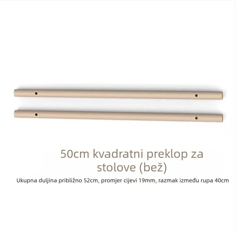 Sklopivi kamperski stol s panelom – nosač okvir i poprečna greda, od karbonskog čelika