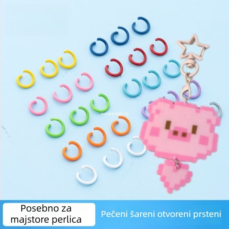 Metalni set ključeva s dodacima za perle i bušačem rupa, 3D puzzle