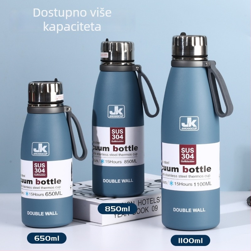 340 ml dvostruko staklena nehrđajućeg čelika s vakuum izolacijom, oblik Coca-Cola, vanjska sportska boca za vodu, prijenosna