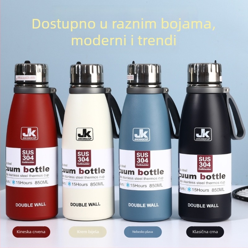 340 ml dvostruko staklena nehrđajućeg čelika s vakuum izolacijom, oblik Coca-Cola, vanjska sportska boca za vodu, prijenosna