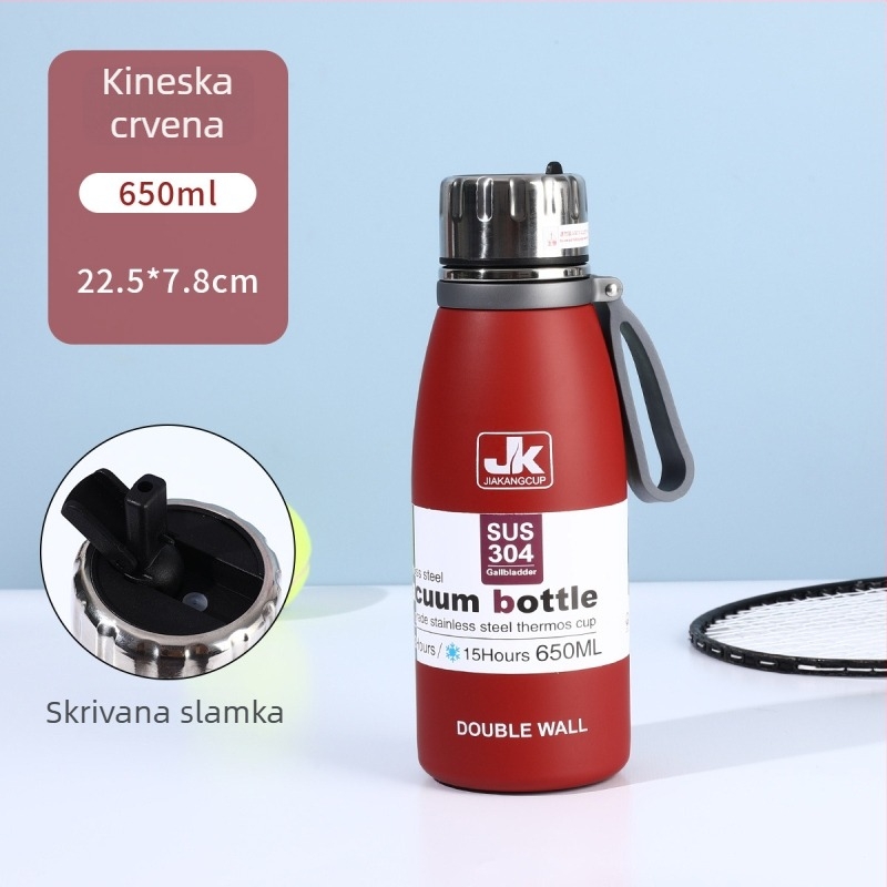 340 ml dvostruko staklena nehrđajućeg čelika s vakuum izolacijom, oblik Coca-Cola, vanjska sportska boca za vodu, prijenosna