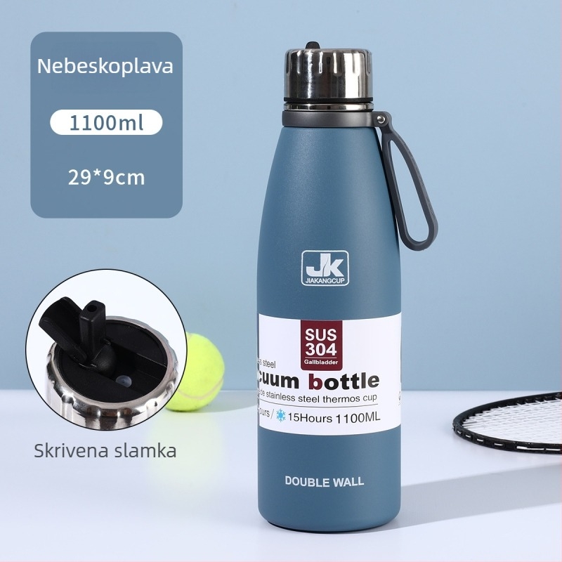 340 ml dvostruko staklena nehrđajućeg čelika s vakuum izolacijom, oblik Coca-Cola, vanjska sportska boca za vodu, prijenosna