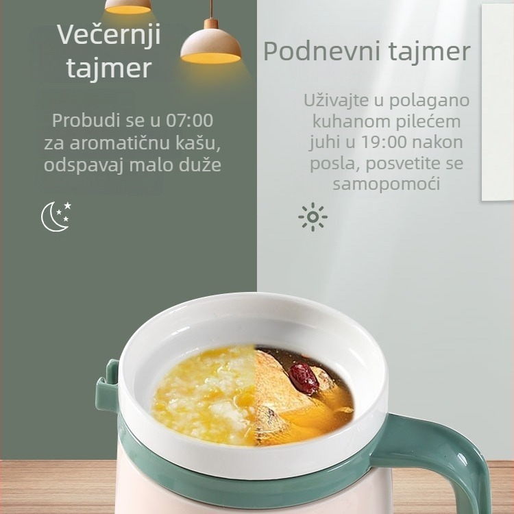 Električna šalica za grijanje s ugrađenom grijalnom pločom, marka Emperor Meal, snaga ispod 1000 W, kapacitet ispod 1 L, napajanje kabelom duljine 0,7 m, pogodna za 1–2 osobe