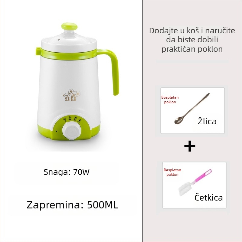 Električna šalica za grijanje s ugrađenom grijalnom pločom, marka Emperor Meal, snaga ispod 1000 W, kapacitet ispod 1 L, napajanje kabelom duljine 0,7 m, pogodna za 1–2 osobe