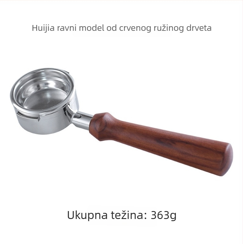KLAM bezdno držač portafiltera za aparat za kavu, od nehrđajućeg čelika 304, dvostruke uši, moderan minimalistički stil