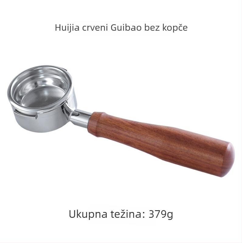 KLAM bezdno držač portafiltera za aparat za kavu, od nehrđajućeg čelika 304, dvostruke uši, moderan minimalistički stil