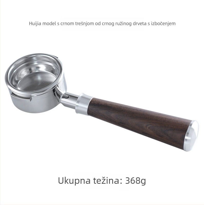 KLAM bezdno držač portafiltera za aparat za kavu, od nehrđajućeg čelika 304, dvostruke uši, moderan minimalistički stil