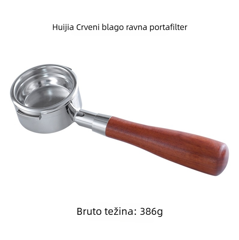 KLAM bezdno držač portafiltera za aparat za kavu, od nehrđajućeg čelika 304, dvostruke uši, moderan minimalistički stil