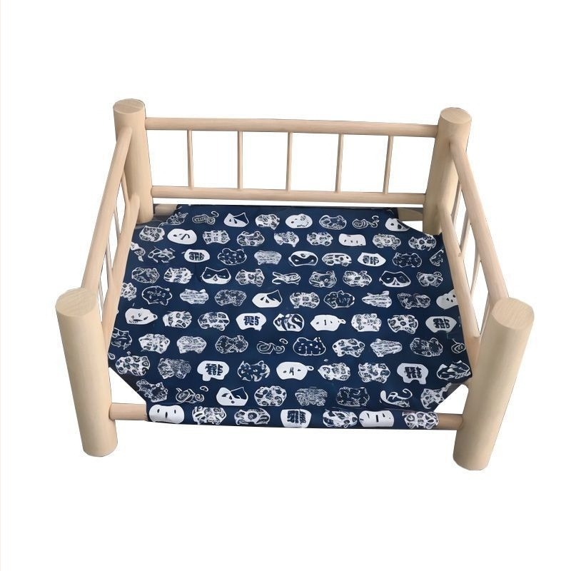 Drveno mačje ležište s ovalnim oblikom, vodootporno i otporno na vlagu, podignuta gnijezdo podloga, za sve sezone