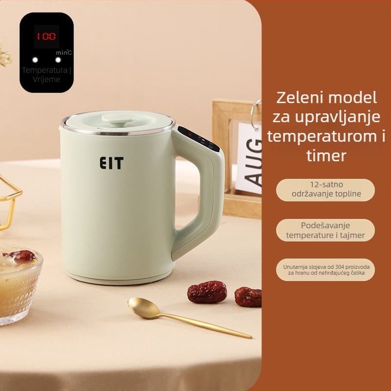 Far Light Električna šalica za zdravi čaj, 800 ml, 300 W, ugrađena grijna ploča, za 1–2 osobe