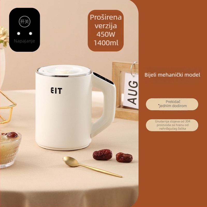 Far Light Električna šalica za zdravi čaj, 800 ml, 300 W, ugrađena grijna ploča, za 1–2 osobe