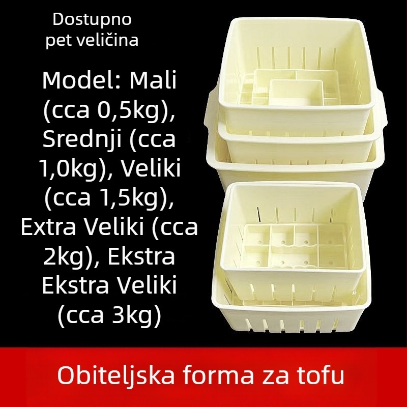 DIY set formi za tofu za kućnu upotrebu – komplet alata, plastika