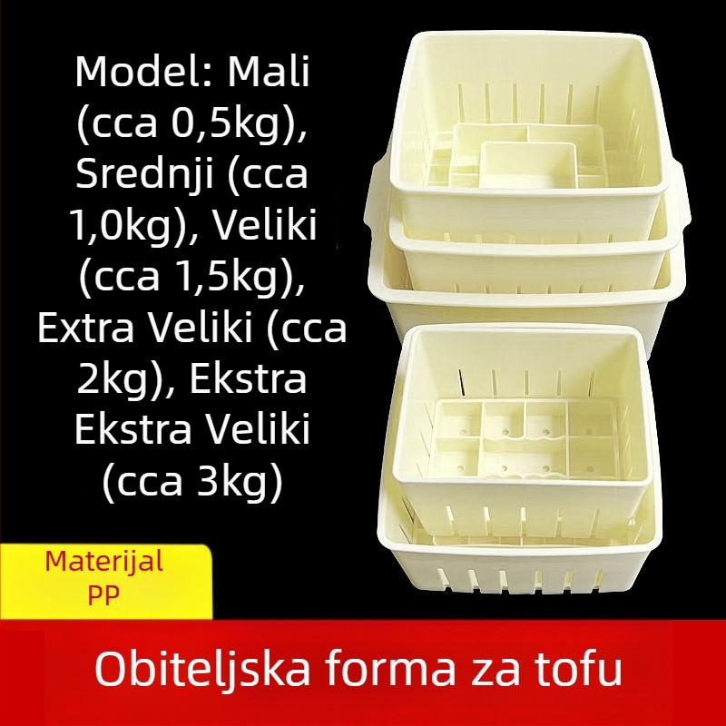 DIY set formi za tofu za kućnu upotrebu – komplet alata, plastika