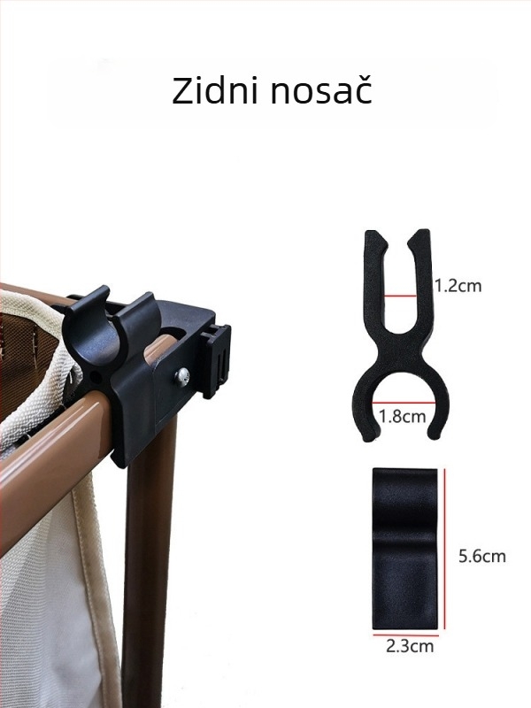 Kamperska dodatna oprema za šator i nadstrešak — Tekstilna džep, Egg Roll Table, Kopča, Povlačna ručka, Potisna šipka; Materijal: Inženjerski plastici