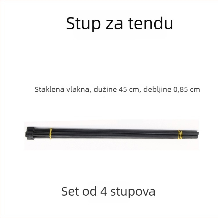 Kamperska dodatna oprema za šator i nadstrešak — Tekstilna džep, Egg Roll Table, Kopča, Povlačna ručka, Potisna šipka; Materijal: Inženjerski plastici