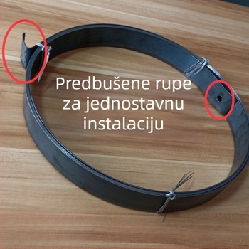 Pružina za rolete vrata, univerzalni tip, traka opruge, duga metalna ploča za ručne klizna vrata